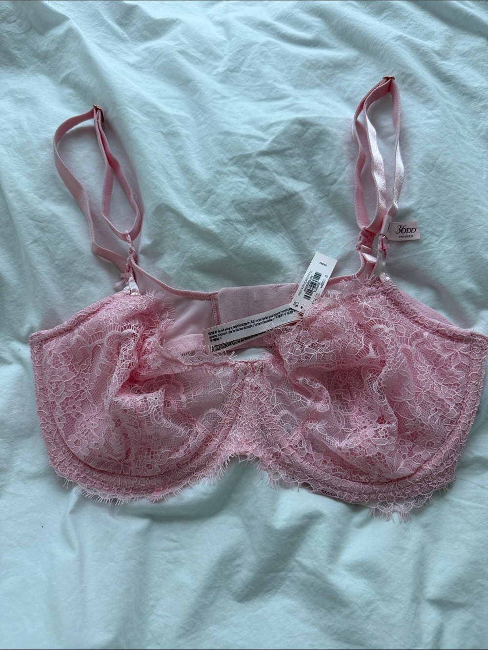 Victoria's Secret Soft Pink Lace Underwire Bra